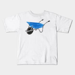 Blue wheelbarrow Kids T-Shirt